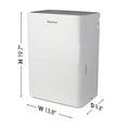 thumbnail image 5 of Hisense 35-Pint Compact 2-Speed ENERGY STAR Dehumidifier for Moisture Control in Basements, 5 of 7
