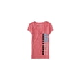 thumbnail image 1 of Camiseta adornada Aeropostale con Escote en V profundo para mujer rosa extragrande, 1 of 1