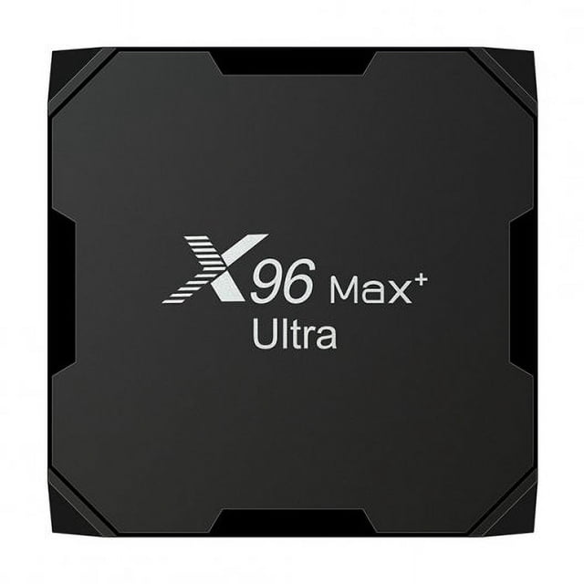 X96 Max+ Ultra Décodeur S905x4 Compatible pour Android 11 4g/64g 8k Double Bande Lecteur Multimédia Hd 4 Go+64 Go (Prise EU)