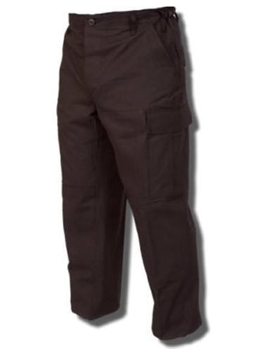 BDU Pants, Cotton Rip, Black, Medium 