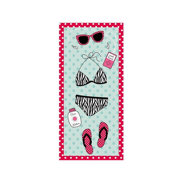 Yuarrent Toallas de playa con estampado de microfibra de verano, toalla absorbente de agua, manta de viaje, suministros de ducha para natación Deportes acuáticos tipo4 Yuarrent OD028988-04