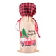 thumbnail image 1 of Bewildely Cubierta de botella de vino de Navidad Cordón de Navidad Gnomo de flor roja Funda protectora de champán de cerveza para de Kits de decoración para fiestas Coche/Papá Noel, 1 of 6
