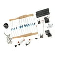 thumbnail image 5 of Compact 4-digit DIY Digital LED Clock Kit Light Control Temperature Date Time Display with Transparent Case, 5 of 5