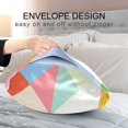 thumbnail image 4 of Yayeee Pillowcase King Size Set of 2 Satin Wrinkle Resistant Pillow Case, Abstract Geometric, 4 of 7