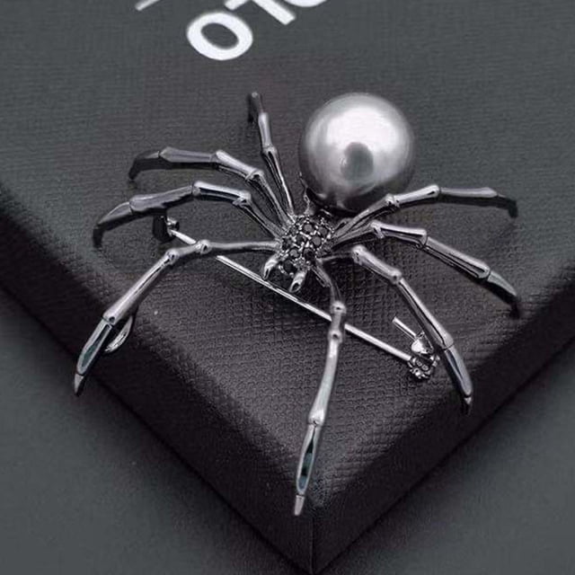 de broches navideños para mujeres, broches de aleación para mujeres y hombres, broches con , joyas, broches y alfileres para mujer Hugo mujer araña broche pin