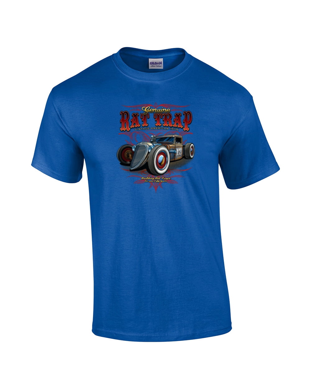 Genuine Rat Rod 13 Automotive Adult Tee Shirt Black - Picture 15 of 18
