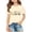 Beige, variant on shqvo Toddler Shirts Girls 5t 100th Day Of School Graphic Short Sleeve T-Shirt School Spirits Children's Fashion Pullover Tops School Clothes for Girls