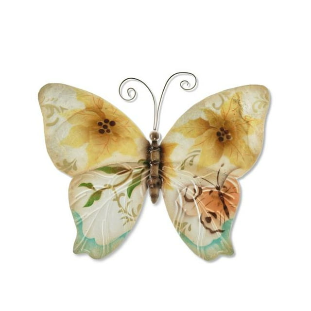 Eangee Home Design m2030 Butterfly Small Sunflowers & Pearls Wall Decor