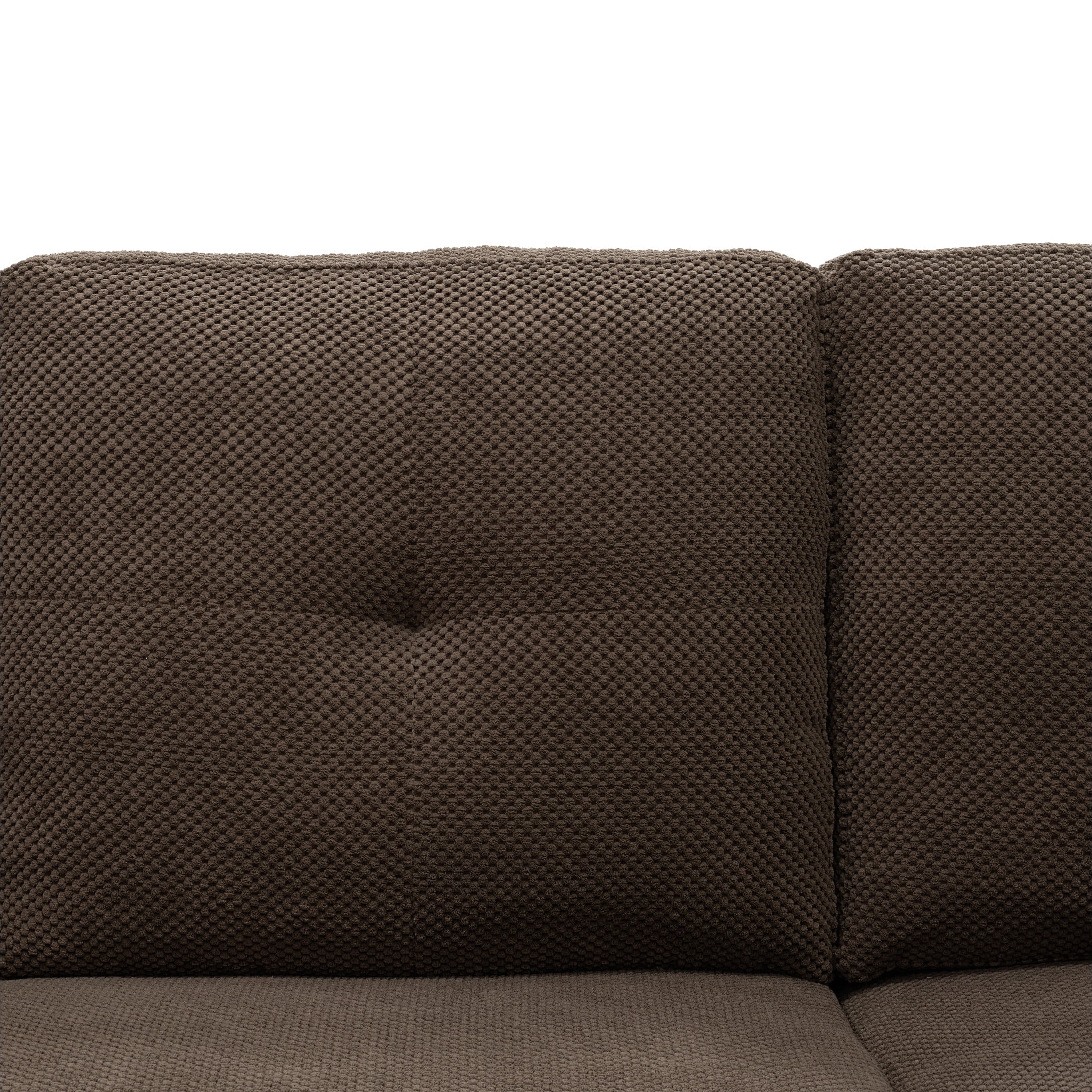 Noble House Sleeper Sectional Sofa with Pull-Out Bed, Reversible Storage Chaise, Coffee