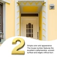 thumbnail image 4 of Números de casa para el exterior del hogar Estilo simple Signo exquisito Accesorio de marcado de marca de número exquisito para Hotel Casa Apartamento Número 2 Inevent HA059683-03, 4 of 6