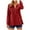 Wine, variant on XPMWRP Womens Button Down Henley Shirts Long Sleeve Cotton Linen Shirt V Neck Casual Loose Tops Solid Color Summer Blouses Black S