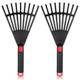 thumbnail image 1 of unbranded 2Ud Rastrillos De Jardinería Negros Con Acutados Para Aflojar Y Recoger Residuos, 1 of 7