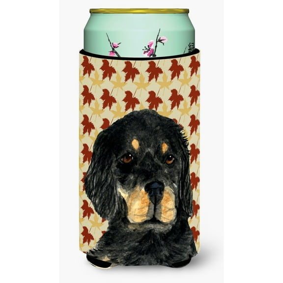 Gordon Setter Fall Leaves Portrait Tall Boy Hugger