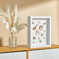 thumbnail image 6 of Eqkasio 8x10 Shadow Box Picture Frame Display Cases with Soft Linen Back, White Deep Shadow Memory Box Frame 8x10 for Birthday Wedding Pet Graduation Items Flower Craft Ticket Photo(White), 6 of 7