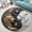 Yin Yang - 3d White and Yellow Lions, variant on 3D Yin Yang Asian Dragon Round Rug, swirling dual dragon circle carpet for meditation or reading space, soft washable non-slip floor mat, powerful zen home décor accent