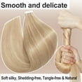 thumbnail image 3 of HAIRRO Double Needle Tape In 100% Human Hair Extensions New Color #22 Champagne Remy Human Hair Extensions Real Human Hair Soft Natural 50g/Pack 20pcs Seamless Weft, 3 of 8