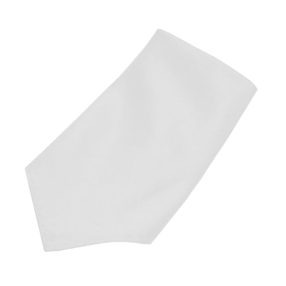 Satin Pocket Square 10"x10" in White
