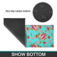 thumbnail image 6 of Pioneer Flower Floral Print Pattern Kitchen Rugs Sets Of 2, Anti Fatigue Non Slip Washable Floor Mats for Kitchen Sink Laundry, 17X30 Inch + 17X47 Inch, 6 of 6