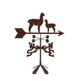 thumbnail image 5 of EZ Vane Alpaca and Baby Weathervane | Post Mount | 14 Gauge Steel | Sealed Ball Bearings | Home or Garden, 5 of 7