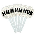 thumbnail image 1 of Hue Cupcake Picks Toppers - Set of 6 - Mutlicolored Speckles, 1 of 1