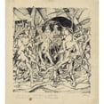 thumbnail image 2 of Konštantín Bauer 12x13 Gold Ornate Wood Frame and Double Matted Museum Art Print Titled - September Massacre in Front of the Dungeon (1927), 2 of 4