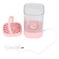 thumbnail image 1 of Electric Makeup Brush Cleaner 7000rpm Automatic Makeup Brush Cleaning Machine Portable Makeup Brush Cleaning Device for Home Beauty Salon Pink, 1 of 4