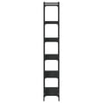 thumbnail image 3 of vidaXL Bookcase 6-Tier Black 80x30x188 cm Engineered Wood, 3 of 5