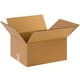 thumbnail image 1 of Partners Brand P12106 Cajas De Cartón Corrugado De 12 Pulgadas De Largo X 10 Pulgadas De Ancho X 6 Pulgadas De Alto Kraft (Paquete De 25), 1 of 5
