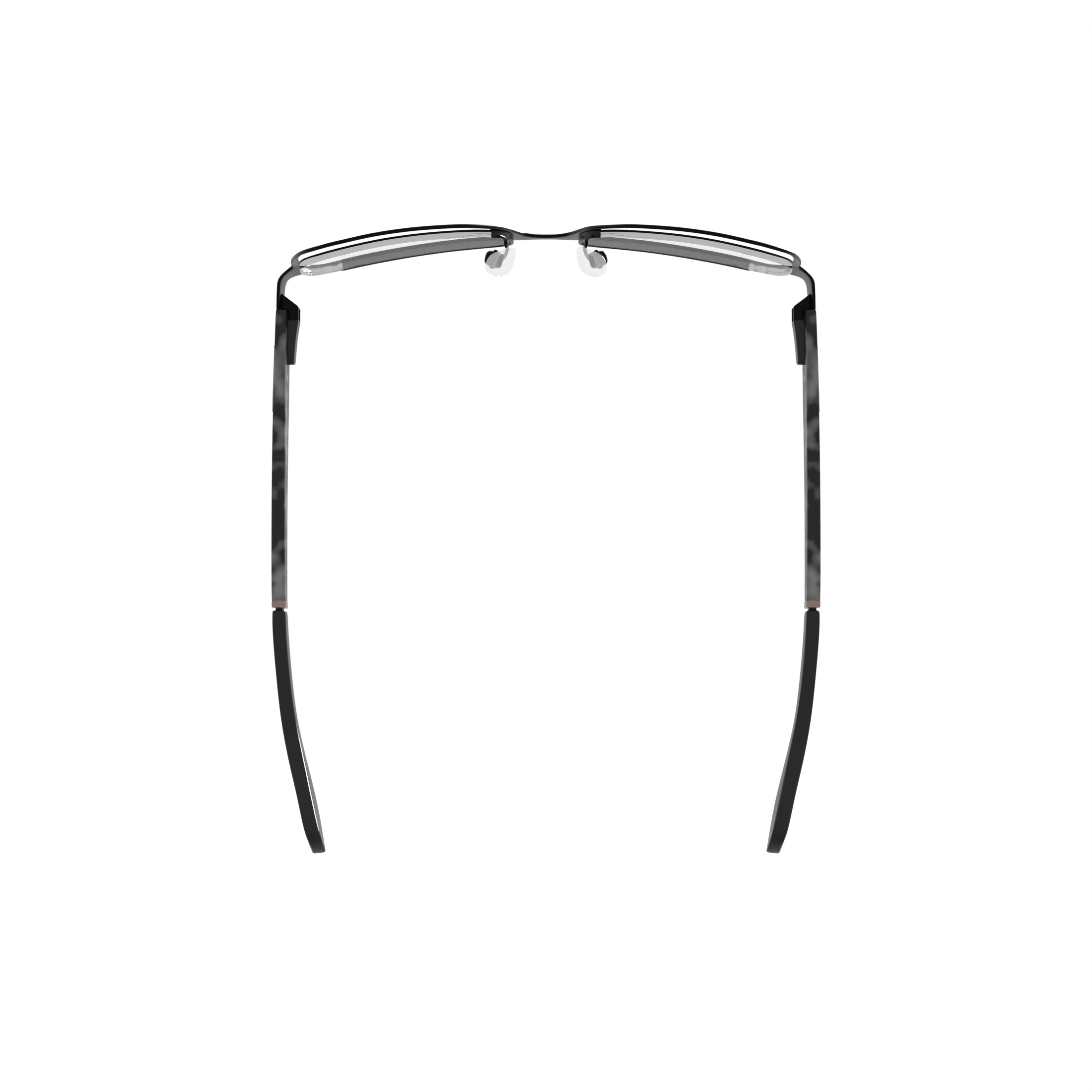 Flower Women's Square Eyeglasses, FLR6016, Jillian, Black