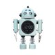 thumbnail image 1 of Reloj despertador robot de metal con pantalla digital silenciosa, reloj despertador inteligente para dormitorio de estudiantes, hombres, mujeres y niños, 1 of 5
