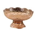 thumbnail image 1 of Frutero con pedestal y diseño escurridor, decoración de mesa, moderno, decoración del hogar, soporte para aperitivos, bandeja de frutas para encimera Color café, 1 of 8