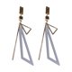 thumbnail image 1 of Pendientes triangulares con forma geométrica para mujeres y niñas, joyería, colgante de gota, chapado en aleación, pendientes colgantes, lazo Ropa, zapatos y accesorios Miscelánea gris Guardurnaity PS9252-03, 1 of 1