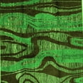 thumbnail image 1 of Ahgly Company Indoor Square Abstract Green Modern Area Rugs, 4' Square, 1 of 4