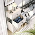 thumbnail image 3 of DEXTRUS 4-Drawer Fabric Dresser,Organizer for Adult for Bedroom, Living Room, Cream White, 3 of 8