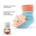 thumbnail image 3 of Set de calcetines Rattle The Peanutshell Charming Boho de 0 a 12 meses, 3 of 6