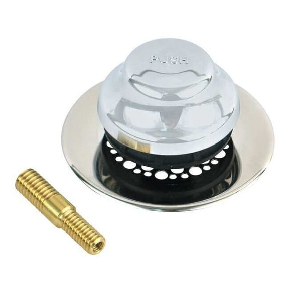 Watco Bathtub Stopper and Drain,Push Pull,Grid 48751-PP-CP-G