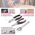 thumbnail image 4 of Kit de herramientas WORKPRO Pink 258 piezas con martillo rosa y destornillador, 4 of 9