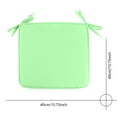 thumbnail image 2 of 16x16x0.8'' Square Chair Cushion with Ties Soft Seat Pad for Indoor Outdoor Use,Non- Dining Chair Cushion for Patio Bistro Barstool Office Garden Furniture, Washable Solid Color Foam Core Cushion, 2 of 3