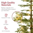 thumbnail image 3 of Árbol de Navidad Best Choice Products preiluminado, 6 pies con 880 puntas, 3 of 7