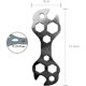 thumbnail image 2 of Multipurpose Bike Wrench - For Maintenance And Emergency Repairs - Fits Most Bike Pedal Bolts2pcs-silver, 2 of 5