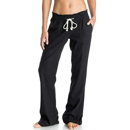 

Women s Drawstring Linen Pants Lounge Pajamas Pants Casual Wide Leg Linen Pants