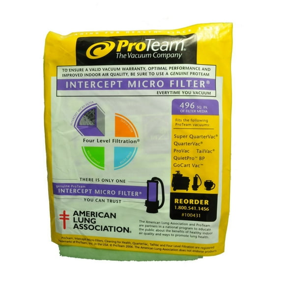 Proteam Backpack Vacuum Cleaner Bags