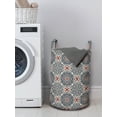 thumbnail image 3 of Victorian Laundry Bag, Victorian Royal Flowers Vintage European Welsh Bohemian Design Print, Hamper Basket with Handles Drawstring Closure for Laundromats, 13" x 19", Multicolor, by Ambesonne, 3 of 4