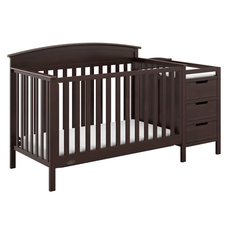 Graco Benton 4-in-1 Convertible Crib and Changer, Espresso