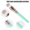 thumbnail image 4 of 1 Set Travel Makeup Brush Set Eyeshadow Brush Contour Concealer Blusher Brush Faux Fiber Green, 4 of 6