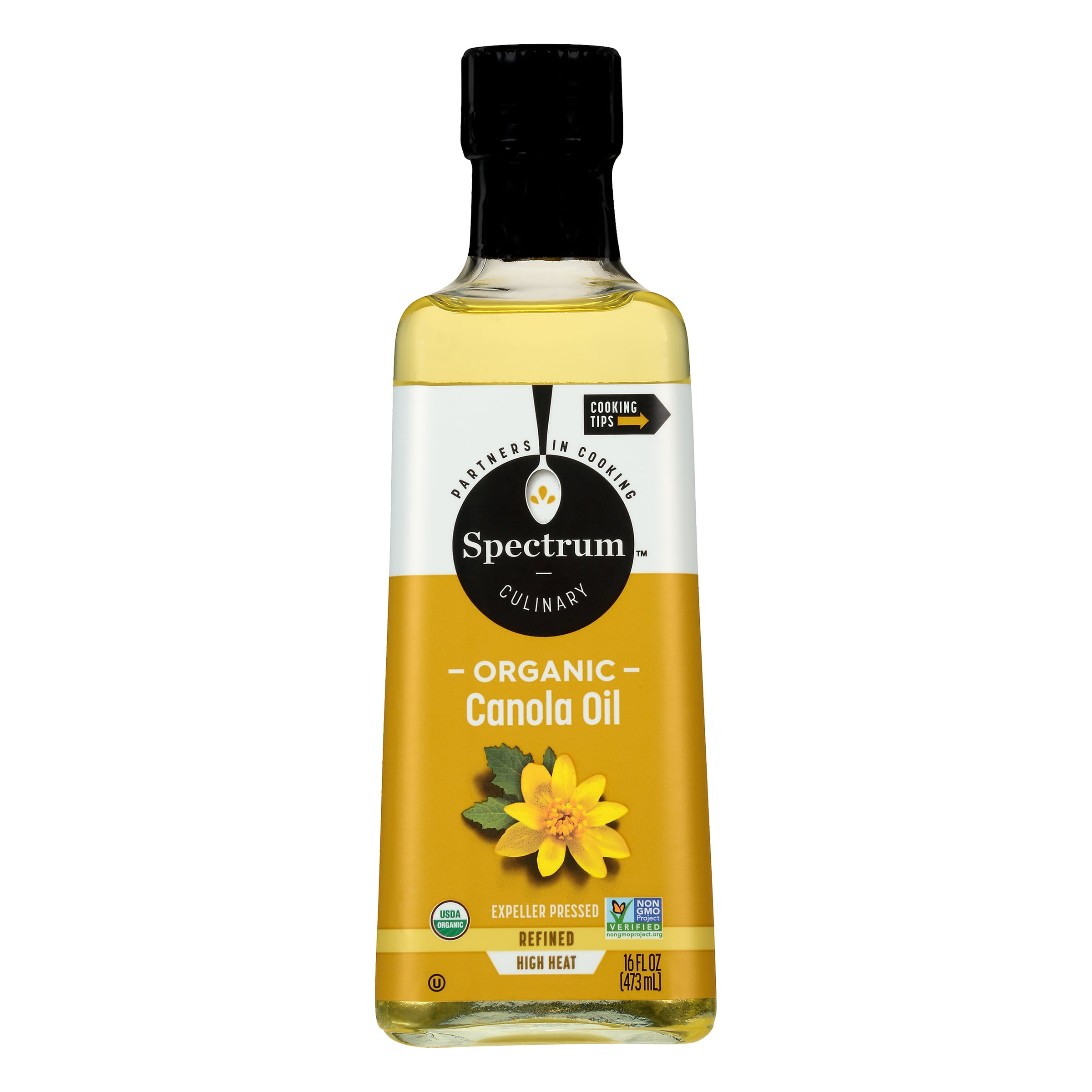 Spectrum Organic Refined Canola Oil, 16 fl oz