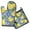 Lemon-2, variant on Lemon Kitchen Oven Mitt and Pot Holder Sets 2 Pcs for Baking, Cooking and Grilling, Heat Resistant Up To 392 °F