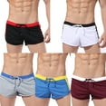 thumbnail image 3 of zeranth Men's Fashion Swimwear Swimming Trunks Sports Wear Sexy Short Beach Pants, 3 of 6