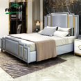 thumbnail image 3 of Modern Customizable Double Bed Designer Bedroom Sets King/ Queen Size Luxury Home Furniture Bedroom Beds My Lux Decor Round, 3 of 14