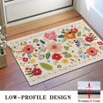 thumbnail image 3 of Bohemian Retro Floral Non-Slip Entryway Door Mat,Boho Indoor Decor Durable Low Plush Door Mat,Washable Welcome Rug for Patio Hallway Home Decor 16x24 Inches, 3 of 7